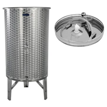   Tartály Zottel (1.2) szilikontömlős úszófedél szettel 380 liter, 2 csap