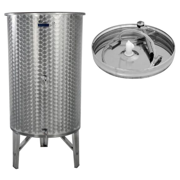 Tartály Zottel (1.2) szilikontömlős úszófedél szettel 500 liter, 2 csap Tartály Zottel (1.2) szilikontömlős úszófedél szettel 500 liter, 2 csap