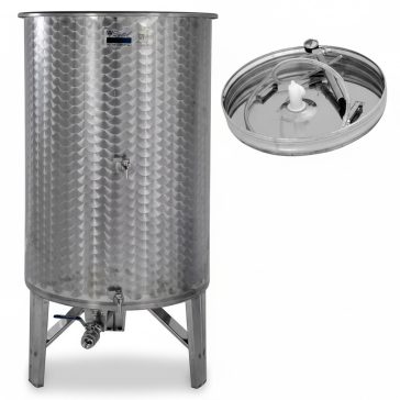   Tartály Zottel (1.3) szilikontömlős úszófedél szettel 1100 liter, 3 csap