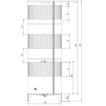   Tartály Zottel (3.3) úszófedeles 6400 liter, három hűtőpalásttal