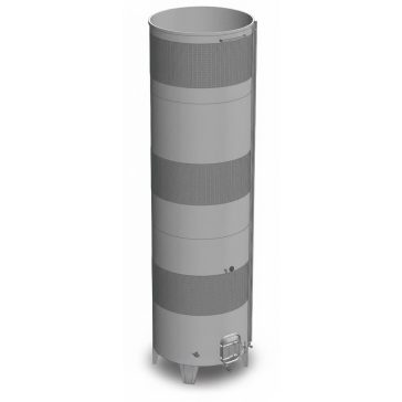   Tartály Zottel (6.4) erjesztő, úszófedeles 8000 liter, három hűtőpalásttal