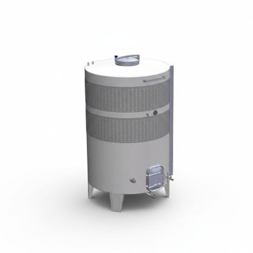   Tartály Zottel (7.3) erjesztő, zárt 3300 liter, kettő hűtőpalásttal