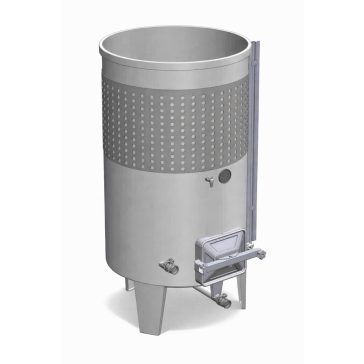   Tartály Zottel (6.2) erjesztő, úszófedeles 500 liter, egy hűtőpalásttal
