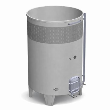   Tartály Zottel (6.2) erjesztő, úszófedeles 1500 liter, egy hűtőpalásttal