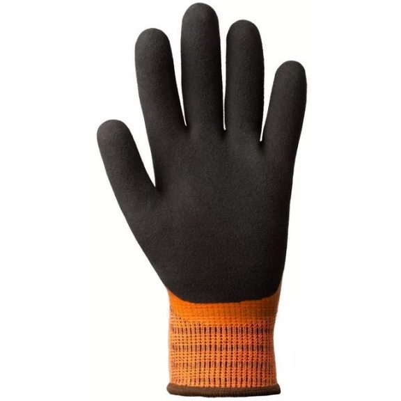 Kesztyű Eurowinter téli narancs, latex tenyér (11-es) Kesztyű Eurowinter téli narancs, latex tenyér (11-es)