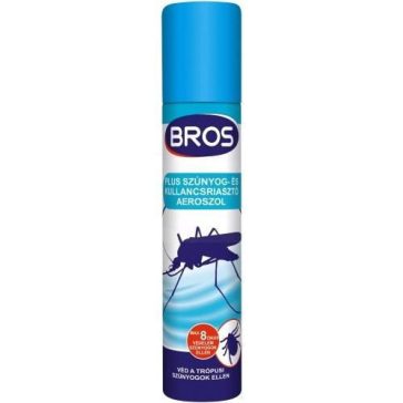 BROS Szúnyog- és Kullancsriasztó aeroszol 90 ml