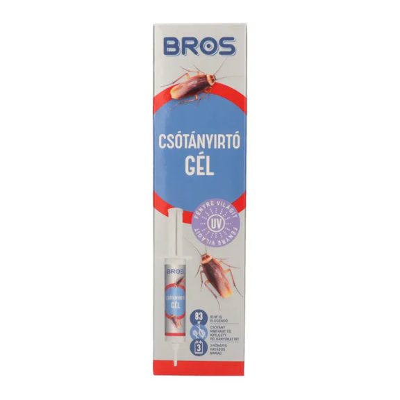 BROS Csótányírtó gél fecskendőbe 3 hónapos 20g BROS Csótányírtó gél fecskendőbe 3 hónapos 20g