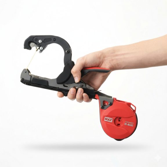 Kötözőgép MAX TAPENER HT-R45C RED 45 mm átm. MAX® Kötözőgép MAX TAPENER HT-R45C RED 45 mm átm. MAX®