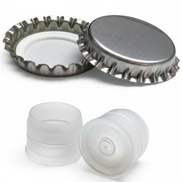 Koronazár 29mm INOX + különálló bidul  6250db/doboz