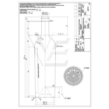   BP Bordolese Storica Extra uvag dugós 0.75 liter 310 mm (VE 2494-6)