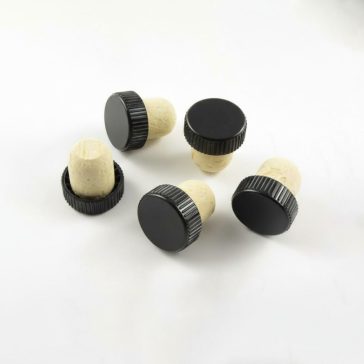 Kalapos dugó parafavég fekete fej 29x19mm (25db/csomag)
