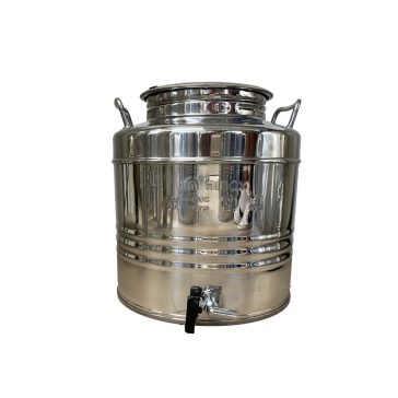 Kanna (M) Inox füles  20 literes, csappal