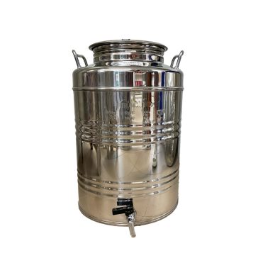 Kanna (M) Inox füles  30 literes, csappal