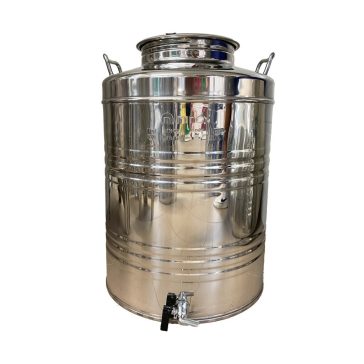 Kanna (M) Inox füles  50 literes, csappal