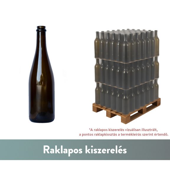 BP Pezsgősüveg Espumante Leve (tankpezsgő) uvag 0.75 liter 300 mm (BA 7893D035VBA02) - 1050 db - AKCIÓ BP Pezsgősüveg Espumante Leve (tankpezsgő) uvag 0.75 liter 300 mm (BA 7893D035VBA02) - 1050 db - AKCIÓ