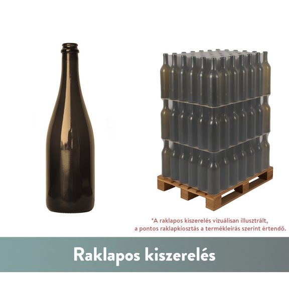 BP Pezsgősüveg Green Champagne (palackos erjesztés) uvag 0.75 liter 300 mm (BA 7837D035VBA01) - 1002 db - AKCIÓ BP Pezsgősüveg Green Champagne (palackos erjesztés) uvag 0.75 liter 300 mm (BA 7837D035VBA01) - 1002 db - AKCIÓ