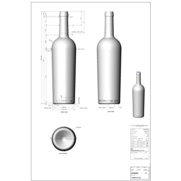   BP Bordolese Conica S uvag dugós 0.75 liter 300 mm (BA 2845B292VBA03)