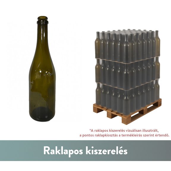 BP Pezsgősüveg Atlas (tankpezsgő) uvag 0.75 liter 295 mm (BA 2835D051VBA02) 1092 db - AKCIÓ BP Pezsgősüveg Atlas (tankpezsgő) uvag 0.75 liter 295 mm (BA 2835D051VBA02) 1092 db - AKCIÓ