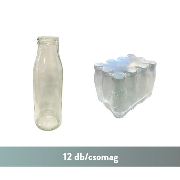 Gyümölcslé üveg 0,5 L (MOS566) TO48 zárású (12db/csomag) Gyümölcslé üveg 0,5 L (MOS566) TO48 zárású (12db/csomag)
