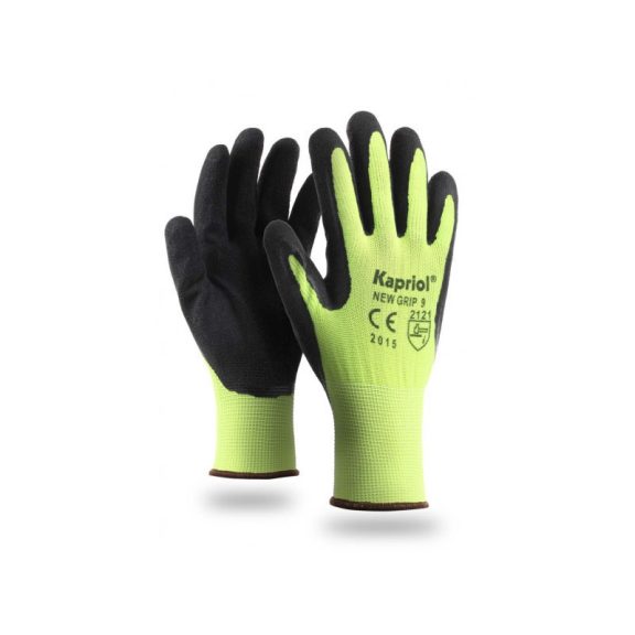 Kapriol New Grip védőkesztyű sárga-fekete 10-es méret Kapriol New Grip védőkesztyű sárga-fekete 10-es méret