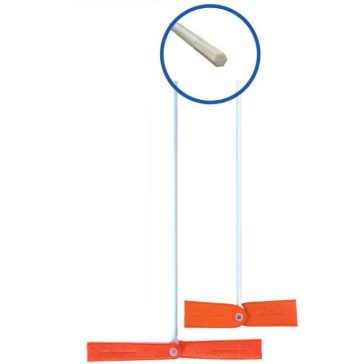   Ballonmosó kefe fúrószárba 72cm (Roto Cleaner) hossz.21,5cm