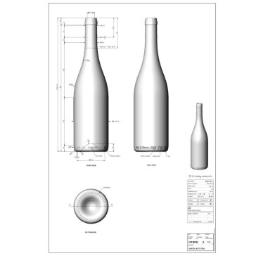   BP Burgundi Nuova Alta uvag dugós 0.75 liter 310 mm (BA 2763B292VBA05)