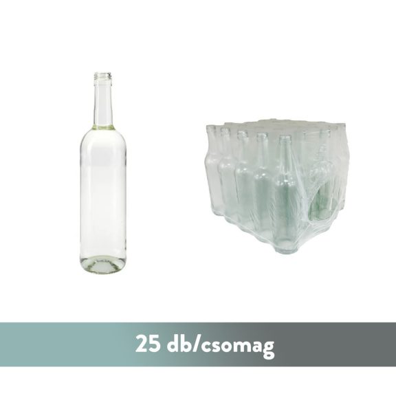 BP Bordolese 308 színtelen BVS 0.75 liter (25db/csomag) BP Bordolese 308 színtelen BVS 0.75 liter (25db/csomag)