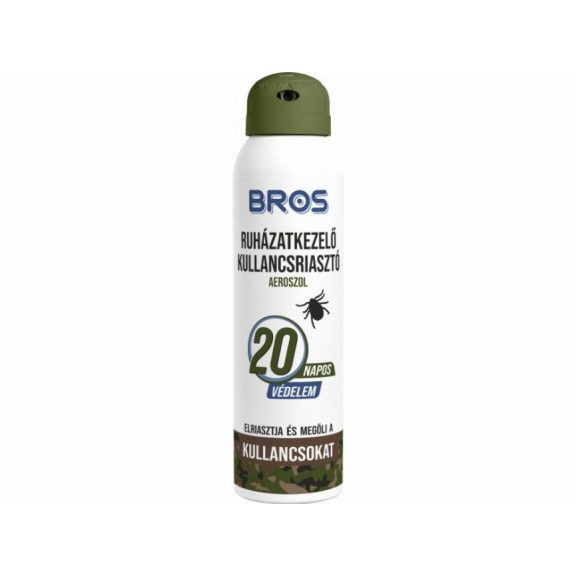 BROS Kullancsriasztó aeroszol Ruhára 90 ml BROS Kullancsriasztó aeroszol Ruhára 90 ml