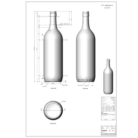 BP Bordolese uvag Sofia BVS 1 liter (12db/csomag)