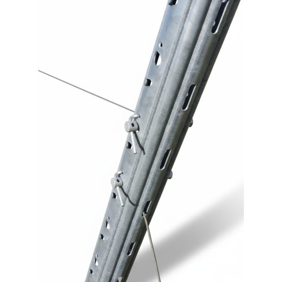 Oszlop vég fém horganyzott AGRI POLI 72*70 mm, 2.0 mm vastag, 2.7 méter