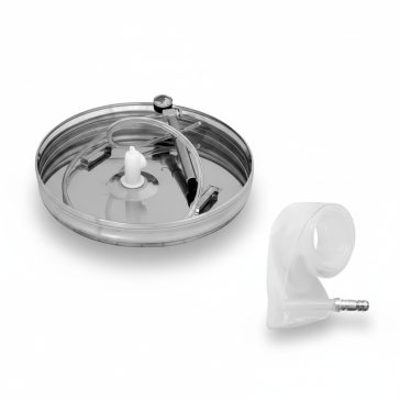   Tartály úszófedél szett INOX komplett 380 mm, INOX nyomásmérő pumpával (70-100L)