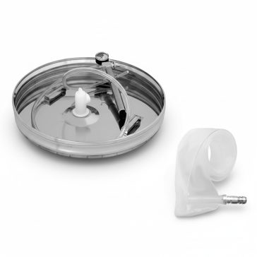   Tartály úszófedél szett INOX komplett 770 mm, INOX nyomásmérő pumpával (500-800L)