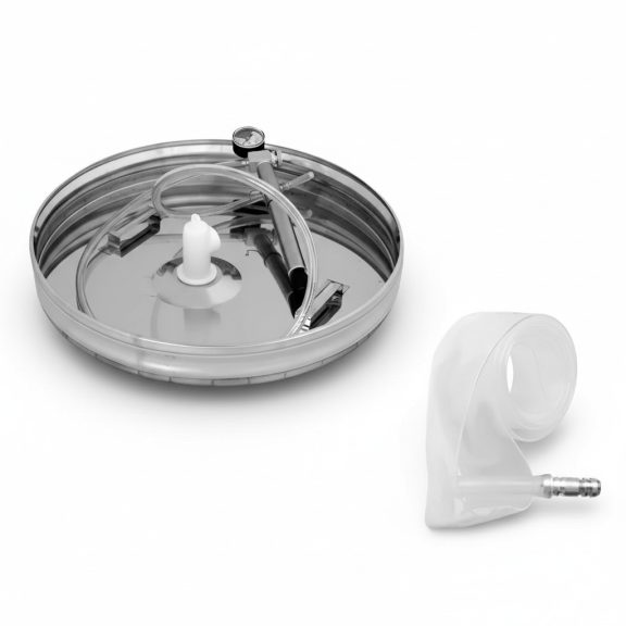 Tartály úszófedél szett INOX komplett 770 mm, INOX nyomásmérő pumpával (500-800L) Tartály úszófedél szett INOX komplett 770 mm, INOX nyomásmérő pumpával (500-800L)