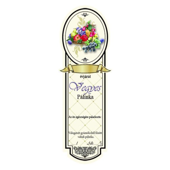 Címke pálinkás Platin kicsi, Vegyes (10db/csomag) Címke pálinkás Platin kicsi, Vegyes (10db/csomag)