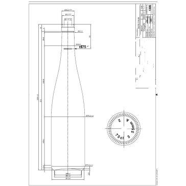   BP Rajnai Nuova Plastic uvag dugós 0.75 liter 330 mm (24174-24B) 