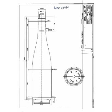   BP Rajnai Nuova Plastic uvag dugós 0.75 liter 330 mm (BT) (24174-24A) (25db/csomag)