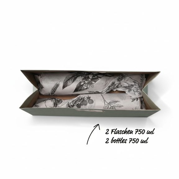Ajándéktáska fűpapírból natúr LUX039