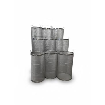 Mustszűrő kosár INOX 250*750 erősített kivitel