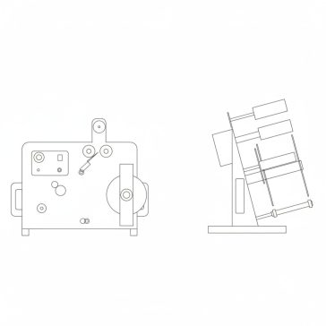 BASIC asztali fél-automata címkézőgép