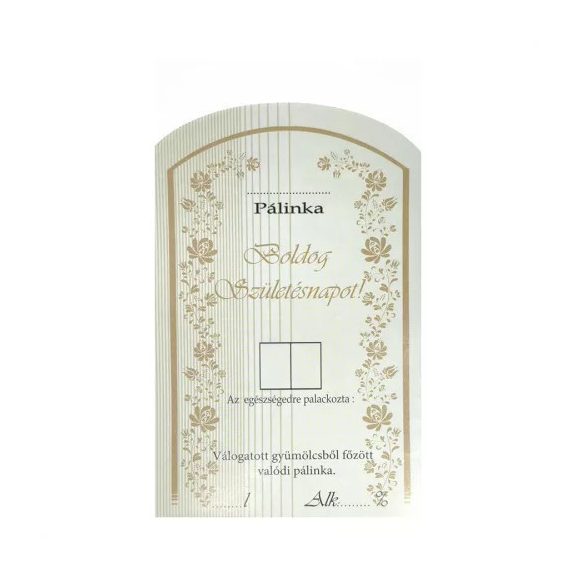 Címke pálinkás 10 db-os (íves) Születésnap Címke pálinkás 10 db-os (íves) Születésnap