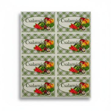 Csalamádé befőttes címke 24db-os