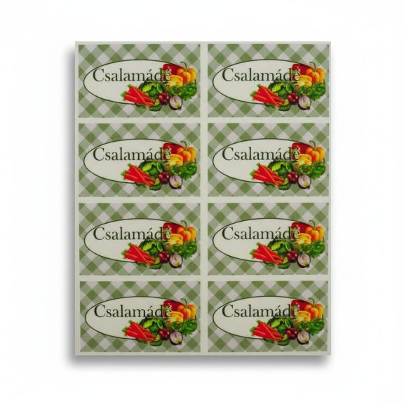 Csalamádé befőttes címke 24db-os Csalamádé befőttes címke 24db-os