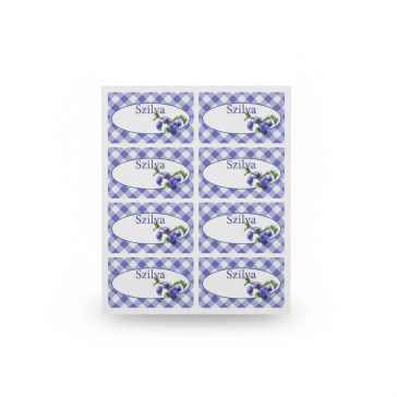 Szilva befőttes címke 24db-os