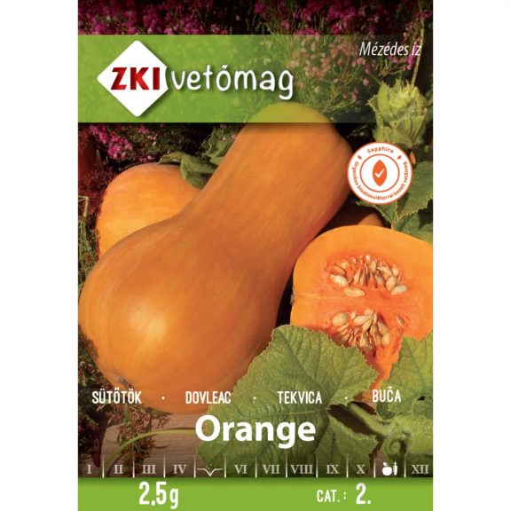 Vetőmag ZKI 2. kategória Sütőtök/ Orange Vetőmag ZKI 2. kategória Sütőtök/ Orange