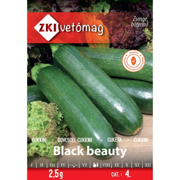 Vetőmag ZKI 4. kategória Cukkini/ Black beauty Vetőmag ZKI 4. kategória Cukkini/ Black beauty