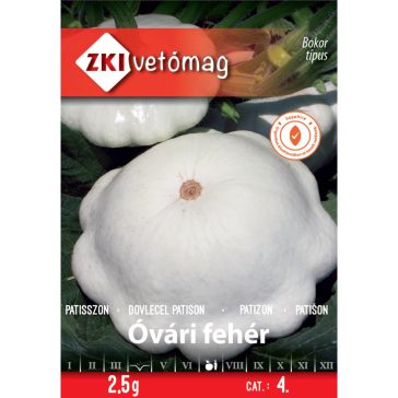 Vetőmag ZKI 4. kategória Patisszon/ Óvári fehér