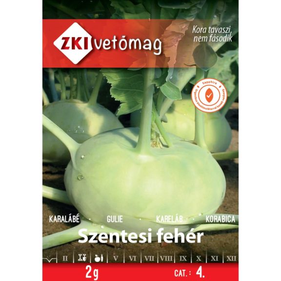 Vetőmag ZKI 4. kategória Karalábé/ Szentesi fehér Vetőmag ZKI 4. kategória Karalábé/ Szentesi fehér