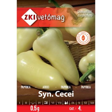 Vetőmag ZKI 4. kategória Paprika/ Syn. Cecei