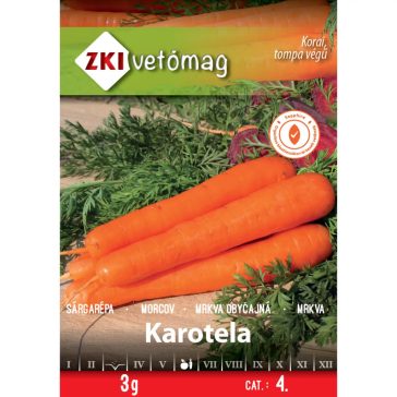 Vetőmag ZKI 4. kategória Répa/ Karotela
