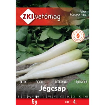 Vetőmag ZKI 4. kategória Retek/ Jégcsap